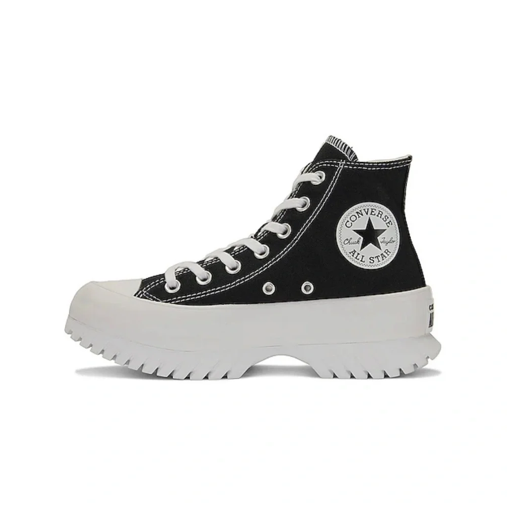 Converse All Star Unisex Lugged 2.0 High Top Black Sneakers Sz M 6.5 W 8.5 NEW - Picture 3 of 12